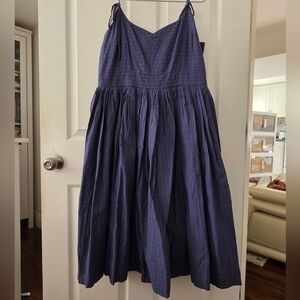 NWOT Modcloth Cotton 50s Style Dress Woth Pockets